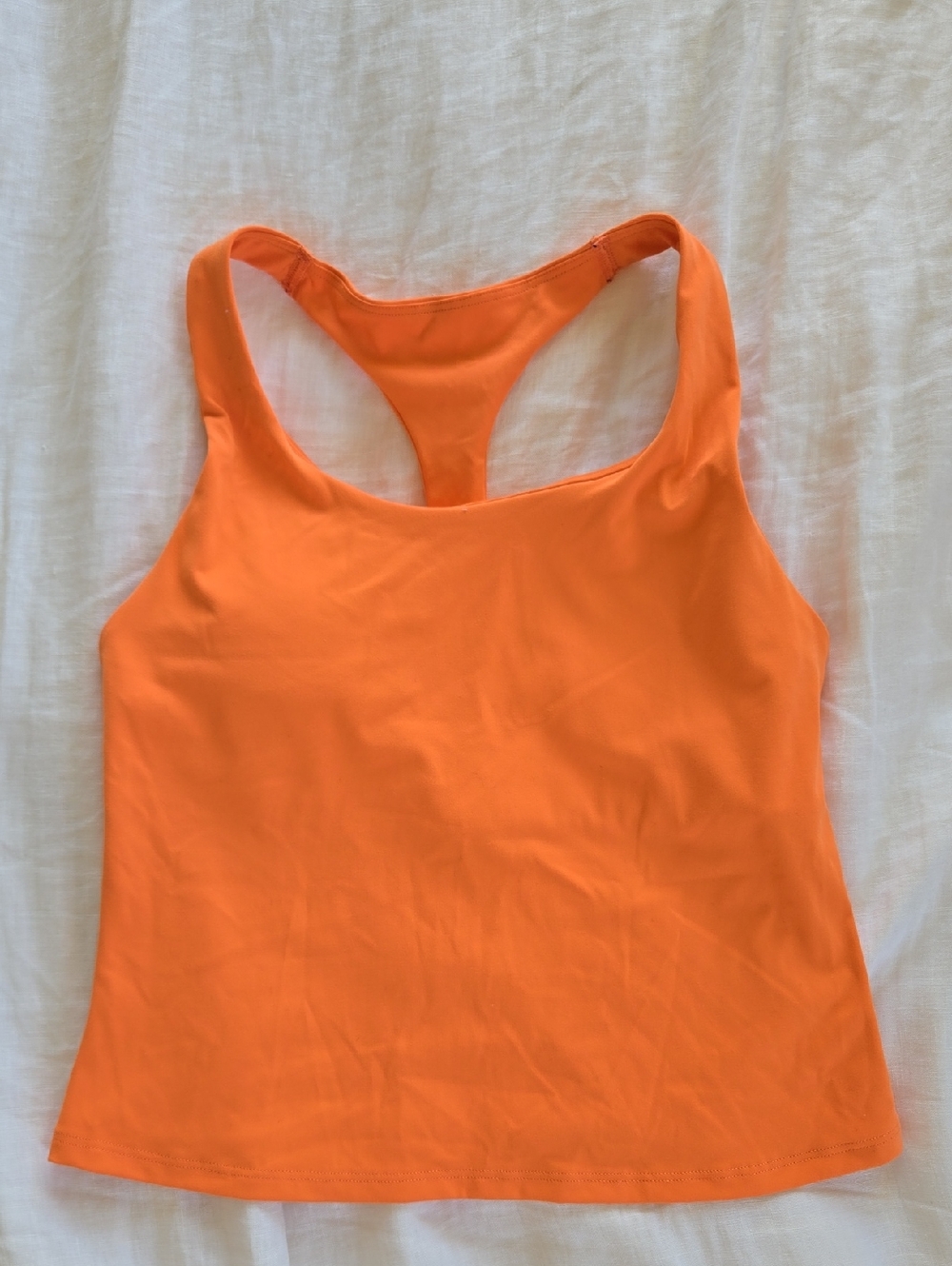 Old Navy Bright Orange Racerback Active Powersoft Tank